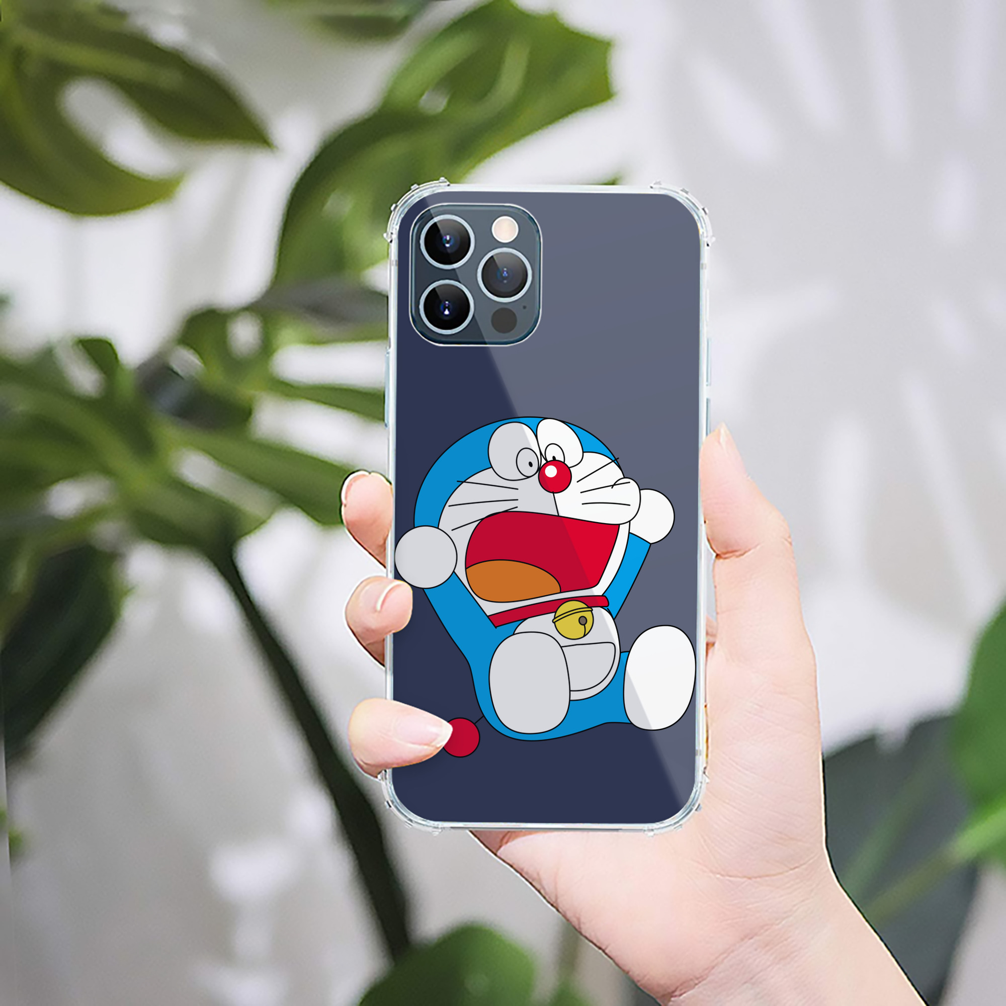 （画像用） ドラえもん Doraemon 【iPhone 12シリーズ対応】透明スマホケース（クリアソフトケース）